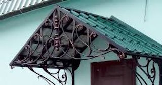 Козырьки из металлочерепицы от 1762 рублей в лесном - НавесыЛсн