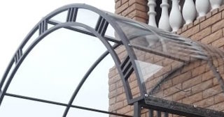 Кованные навесы над крыльцом дома в лесном - купить по цене от 2073 руб